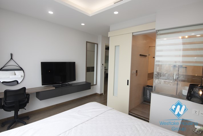 A three-bedroom apartment on the high-rise complex Sun Grand, Thuy Khue